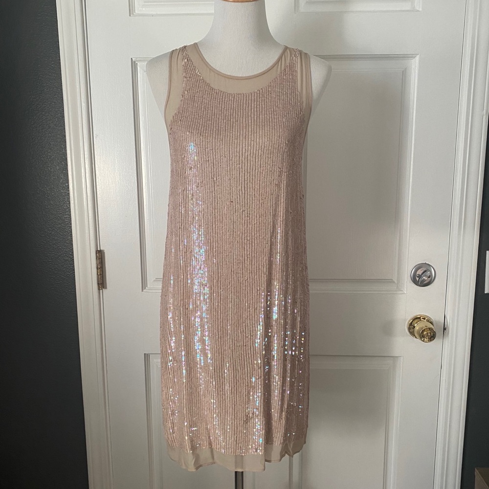 Sequin slip dress